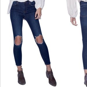 Free People Buster Knee skinny jeans size 31